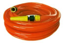 Manguera Odranid Riego 1/2 Reforzada 20 M Naranja Pvc Con Pico Lanza