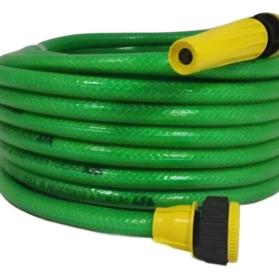 Manguera De Riego Trenzada Reforz 20mt X Mayor (10unidades) Verde