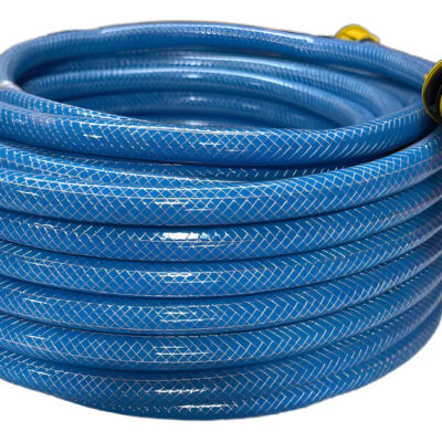 Manguera De Riego Reforzada Con Accesorios 50mts Trenzada