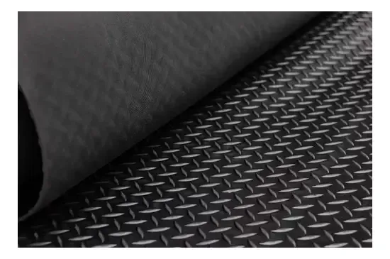 Piso De Goma/pvc Semilla Negro 3mm X 1mt Ancho Alto Transito Negro Semilla - Image 2