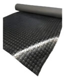 Piso De Goma Moneda Negro 1.40mt X 5mt 3mm Esp (no Pvc) Negro