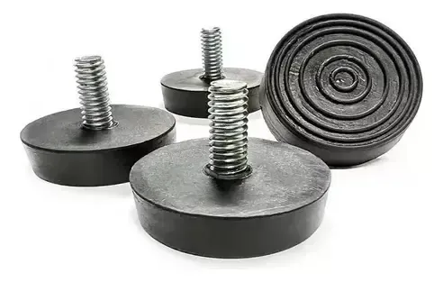 Pata Con Tornillo Goma Métrico 10mm X 100 Unidades - Image 2