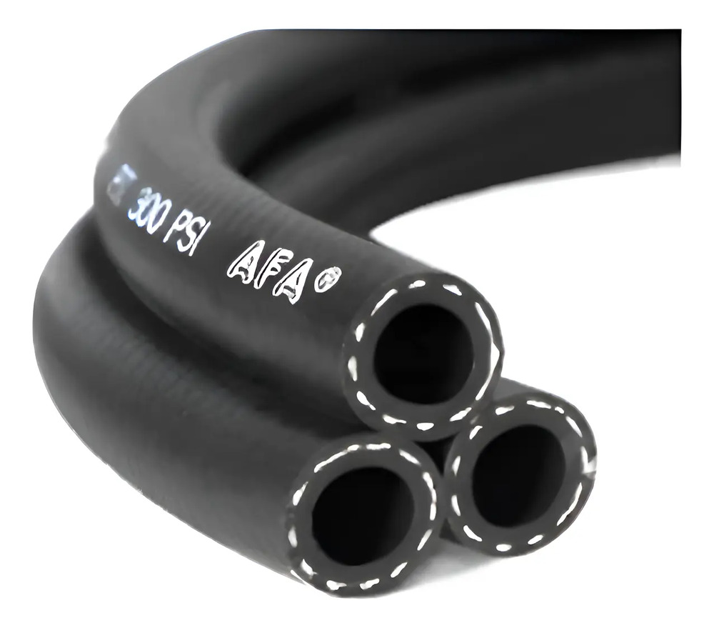 Manguera Presion Compresor Negro 12.7mm 1/2 Rollo 25mts Negro