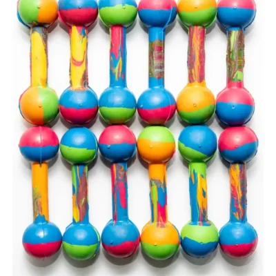 Juguete Para Perros De Goma Pesa Mediana Caucho Nat