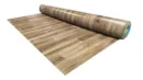 Piso Vinílico Símil Goma Madera Rollo X 10m2 Espesor 1.2