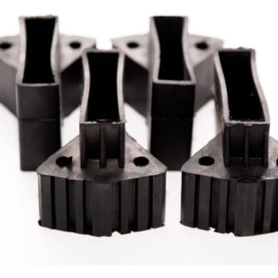 Pata Goma Regaton Escalera Dep Multifuncion X 4 Unidades Negro