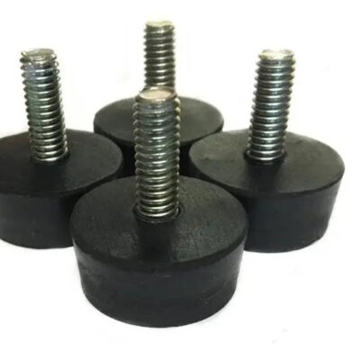 Pata De Goma Con Tornillo 5/16 (x 4 Unidades) Art 511