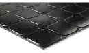 Piso Goma Baldosa Indelval Cerama Negra Saldo 50x50 1m2 3mm