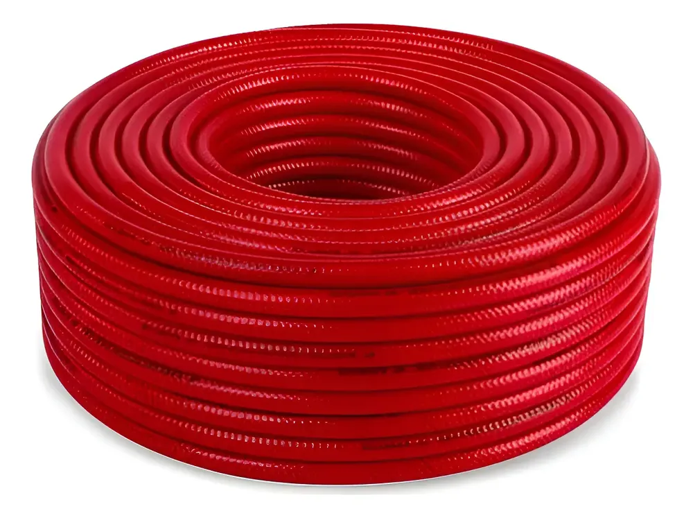 Manguera Roja Compresor Agua/aire 1/2(12,7mm) 300lbs X 15mts Rojo