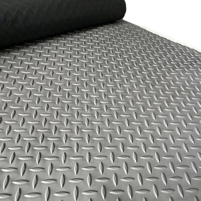 Piso Goma/pvc Semilla Melon Gris 3mm 1,20mts Ancho X M2 Gris Semilla Melon