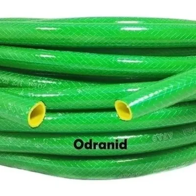 Manguera De Riego Trenzada 1/2 Presión Premium X 50 Mts Color Verde