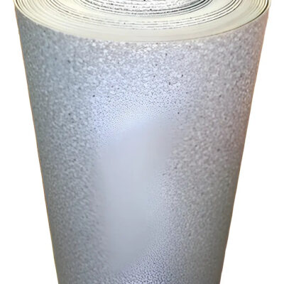 Piso Simil Goma 2mm Alto Tránsito Gris X Rollo 15m2 Premiun Gris