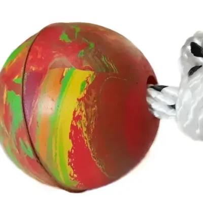 Juguete Para Perros De Goma Soga Nudo Caucho Natural Multicolor