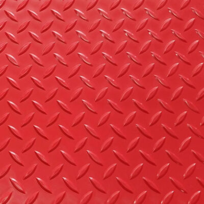Piso Goma/pvc Semilla Melon Ignifugo 3mm Rojo 1m Ancho X M2 Rojo Semilla