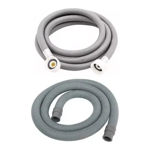 Manguera Flexible Carga De Lavarropas 5 Mts + Descarga 5mts