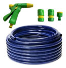 Manguera De Riego 3/4 Trenzada Reforzada X 20mts + Accesorio Azul