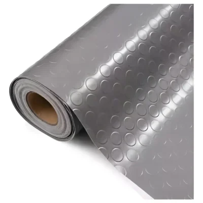 Piso Goma/pvc 100m2 Moneda Gris Gris Moneda