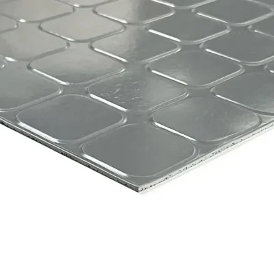 Piso Goma Baldosa Indelval Cerama Gris Saldo 50x50 X1u (3mm) Gris B