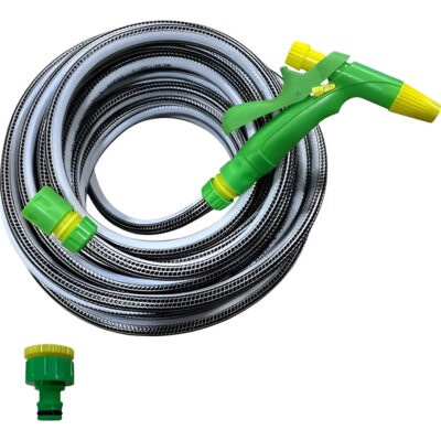 Manguera Riego Anticolapsable Reforzada 1/2 X 50mts +pistola