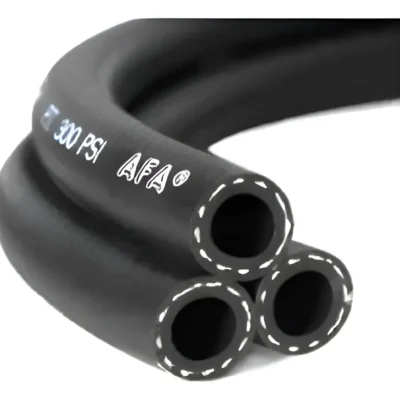 Manguera Compresor Aire Afa 6.4mm 25m Pvc Refuerzo Textil Negro