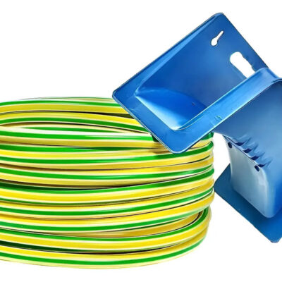 Manguera De Riego 1/2 Pvc Virgen X 25 Mts + Porta Manguera  Tricolor