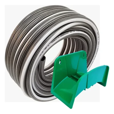 Manguera Riego 1/2 X 20m Anticolapsable Trenzada + Portamang