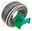 Manguera Riego 1/2 X 25m Anticolapsable Trenzada + Portamang