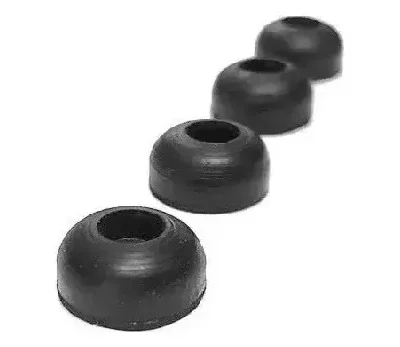 Pata Tope De Goma Pack X4 Unidades 14 X 6.8 X 5mm (cod 792)