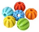 Juguete Mordillo Perros Pelota Porta Alimento 6cm 12unidades Multicolor