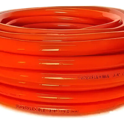 Manguera De Riego Super Flexible Reforzada Premium 3/4 X 25m Naranja