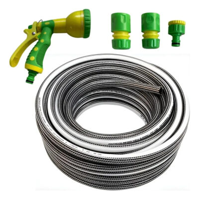 Manguera Riego Anticolapsable Reforzada 1/2 X 15mts Multivia