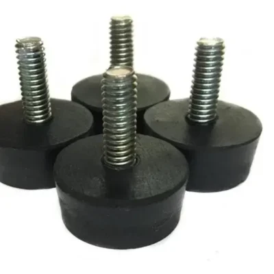 Pata De Goma Con Tornillo 5/16 Art 511  X 4 Unidades