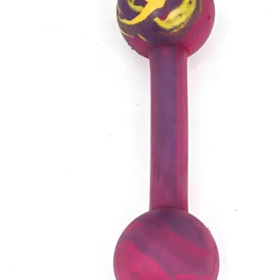 Juguete Para Perro De Goma Pesa Mini Caucho Natural Multicolor