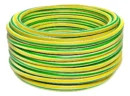 Manguera De Riego 1/2 Pvc Virgen Reforzada X 15 Mts Verde Y Amarillo