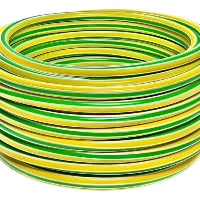 Manguera De Riego 1/2 Pvc Virgen Reforzada Rollo X 15 Mts Verde Oscuro