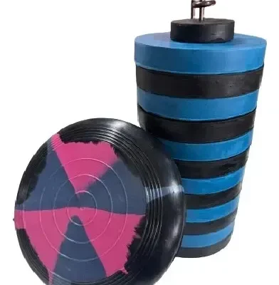 Tejo De Goma Grande + Frisbee De Goma Para Toda Superficie