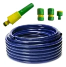 Manguera De Riego Trenzada Con Accesorios 1/2  X 50mts Azul