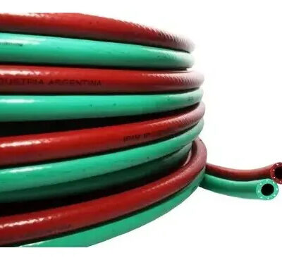 Manguera Dupla Doble Soldar 8/8 Oxig Y Acetileno 5 Metros