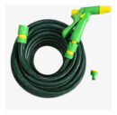 Manguera De Riego 3/4 Trenzada Reforzada X 50mts + Accesorio Verde